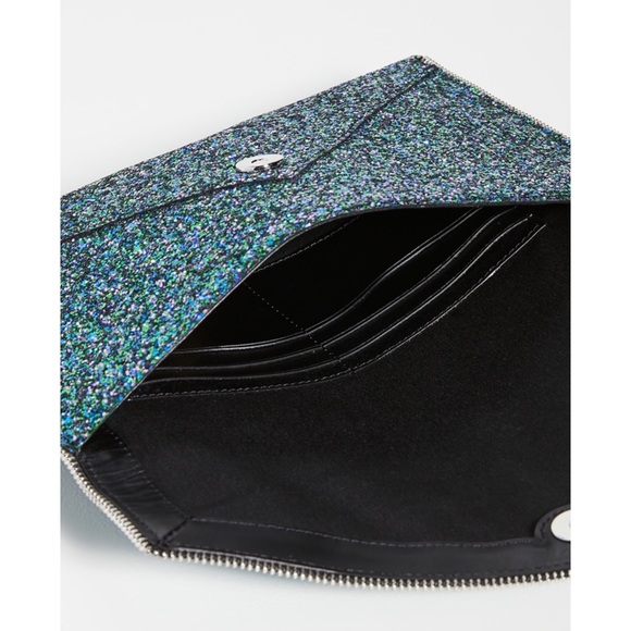 Rebecca Minkoff Mermaid Glitter Leo Clutch NWT - Picture 8 of 16